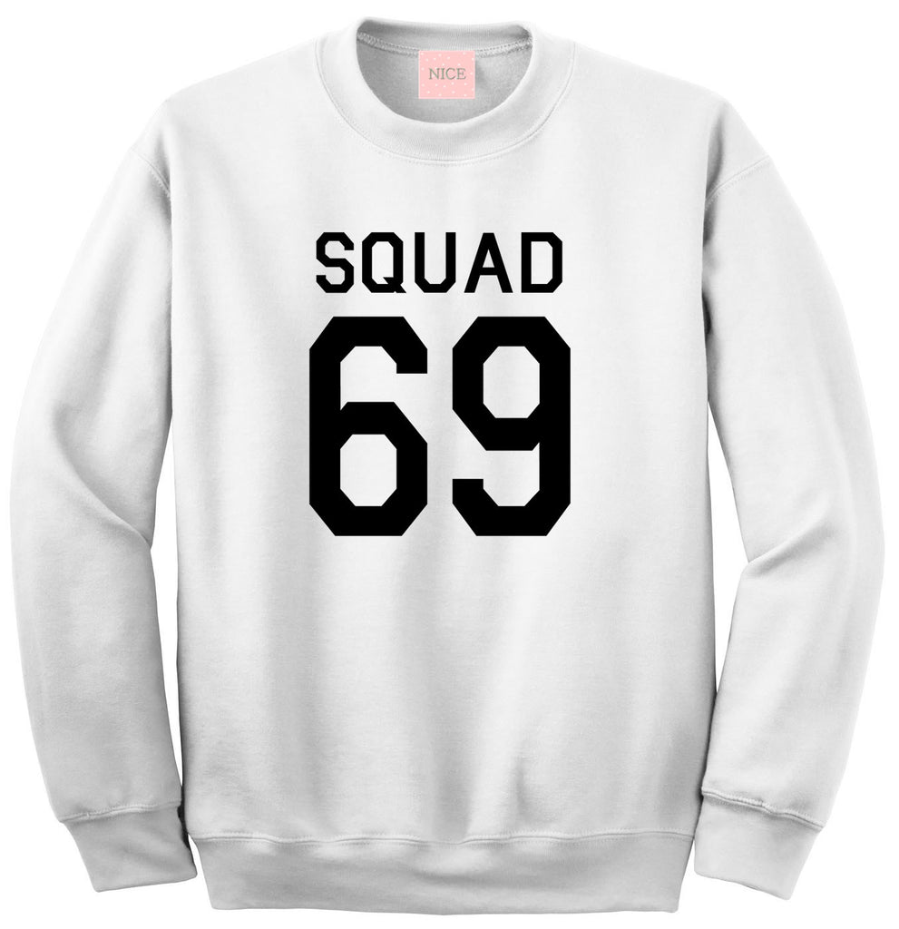 Very Nice Squad Team Boyfriend Crew Sweatshirt White