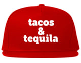 Tacos And Tequila Snapback Hat by Very Nice Clothing