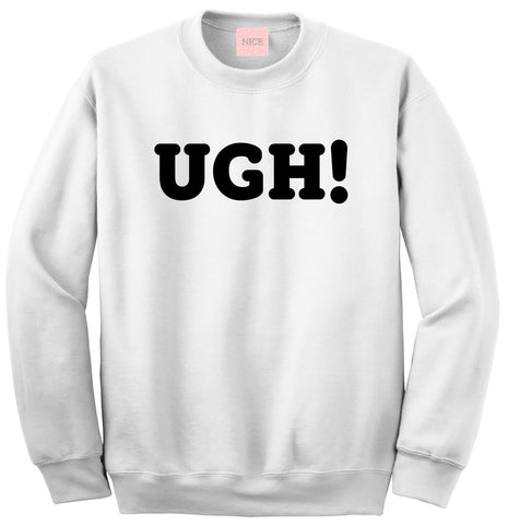 Very Nice UGH Boyfriend Crewneck Sweatshirt White