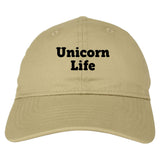 Unicorn Life Dad Hat in Beige
