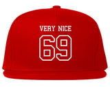 Very Nice 69 Team Snapback Hat by Very Nice Clothing
