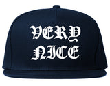 Very Nice Old English Snapback Hat by Very Nice Clothing